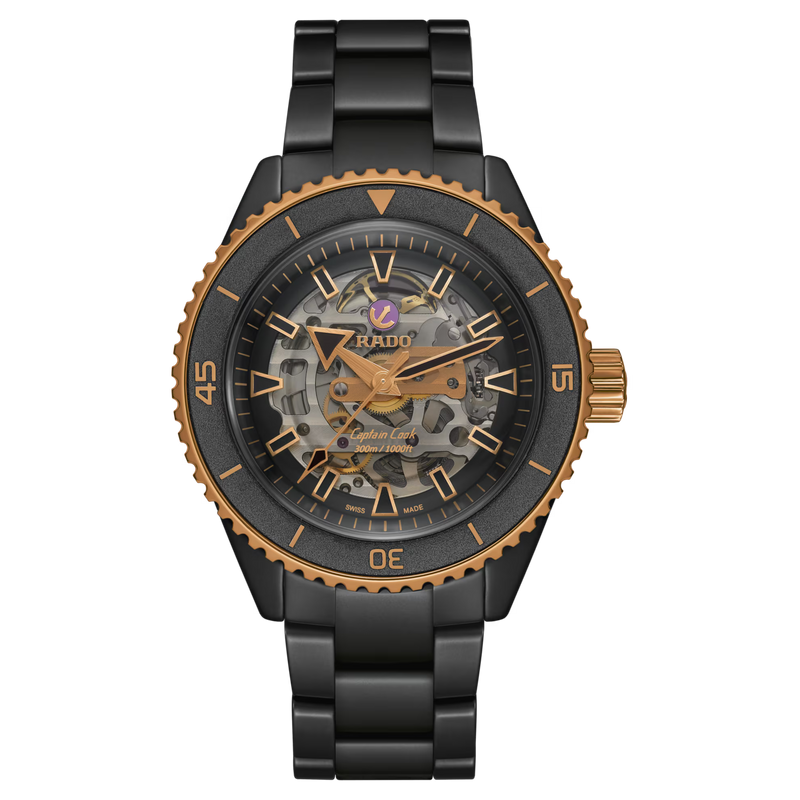 Montre Rado Captain Cook Ceramic Skeleton